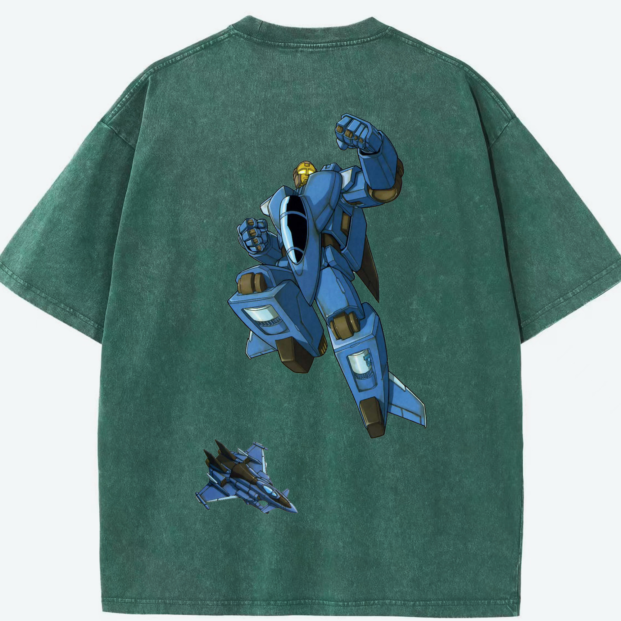 （画像用）  綿100% ヴィンテージ風 半袖Tシャツ（背面プリント）